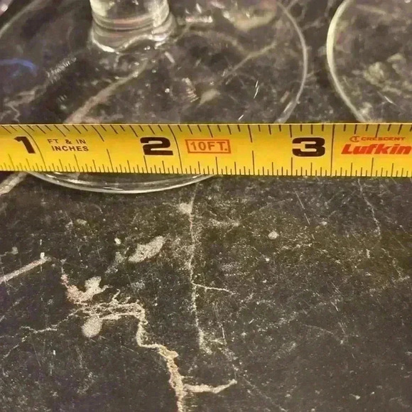 6 Vintage Silver Fade Wine Glasses Ombre WineGlasses, Leaf design made in France - Picture 11 of 14